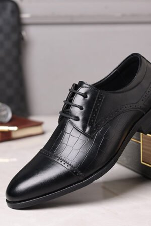 Laced-Up Victor – Men’s Formal Shoes Black