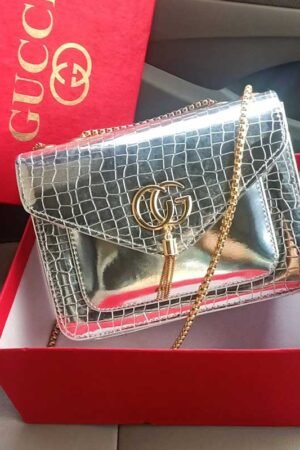 Gucci Stylish Cross Body – Silver