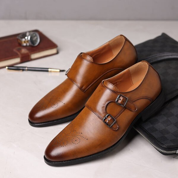 Colter Testoni - Men's Formal Shoes Brown - Image 3