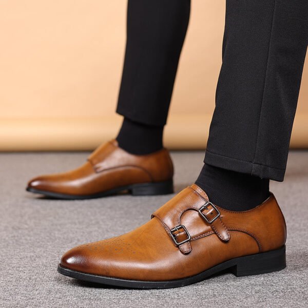 Colter Testoni - Men's Formal Shoes Brown - Image 6